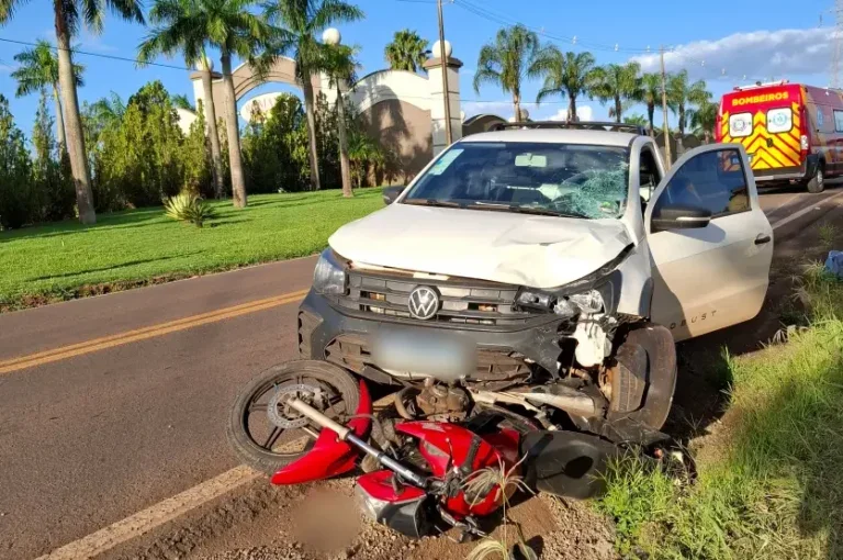 Motociclista Morre Na Pr 082, Em Cianorte, Após Colisão Traseira
