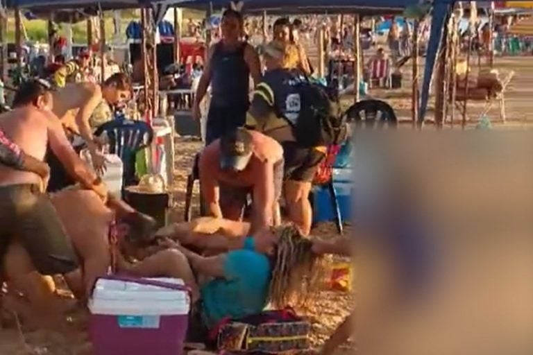 Mulheres brigam em Porto Camargo: o caso teria ocorrido no domingo (2), em meio à temporada de verão.