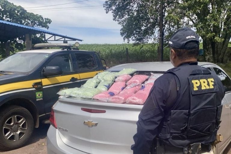 PRF: essa foi a segunda maior apreensão da droga na história do órgão.