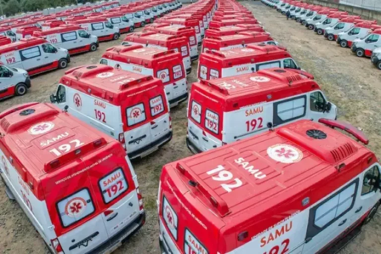 Samu Da Região De Umuarama Receberá 10 Novas Ambulâncias