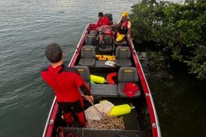 Homem que desapareceu no Porto Camargo estava com a família.