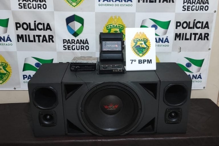 Perturbação de sossego em Cidade Gaúcha: PM autua suspeito.