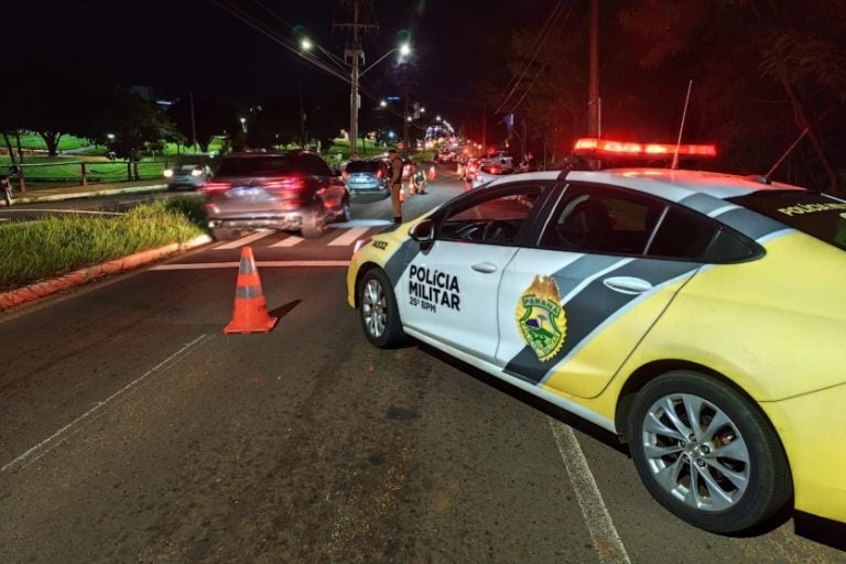 Blitz da Lei Seca em Umuarama aumenta ações no Aratimbó.