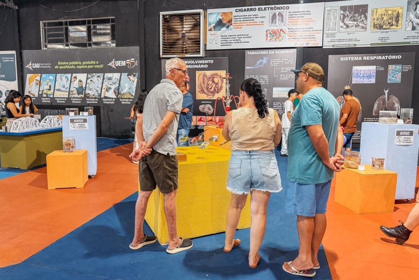 Pavilhão da Indústria e do Comércio na Expo Umuarama atrai centenas de visitantes