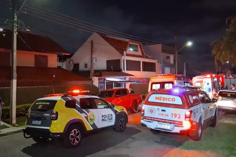Pai e filha: os dois foram encaminhados ao hospital em estado grave.