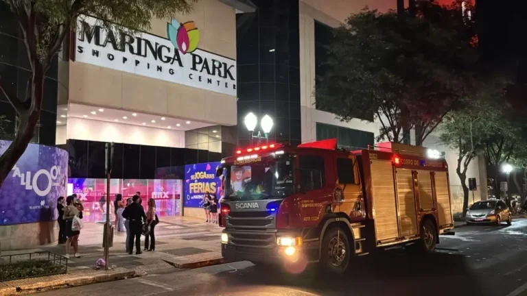Shopping Evacuado Em Maringá