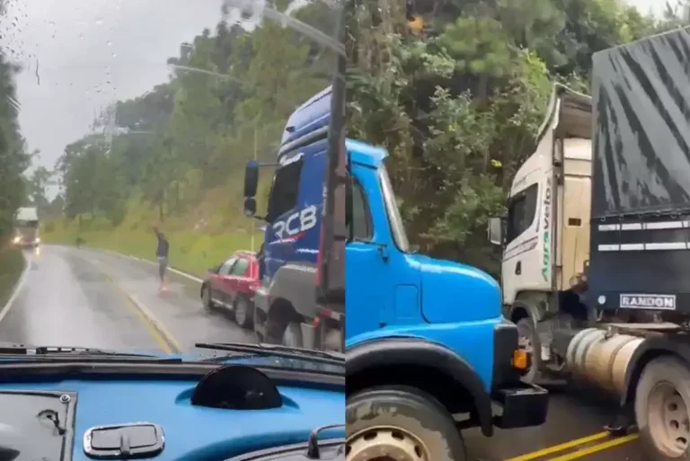 Caminhoneiro Evita Acidente Grave Ao Realizar Manobra De Emergência