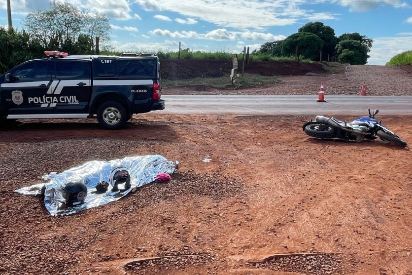 Condutor Morre Após Sofrer Queda De Moto Na Rodovia Pr 182 (3)