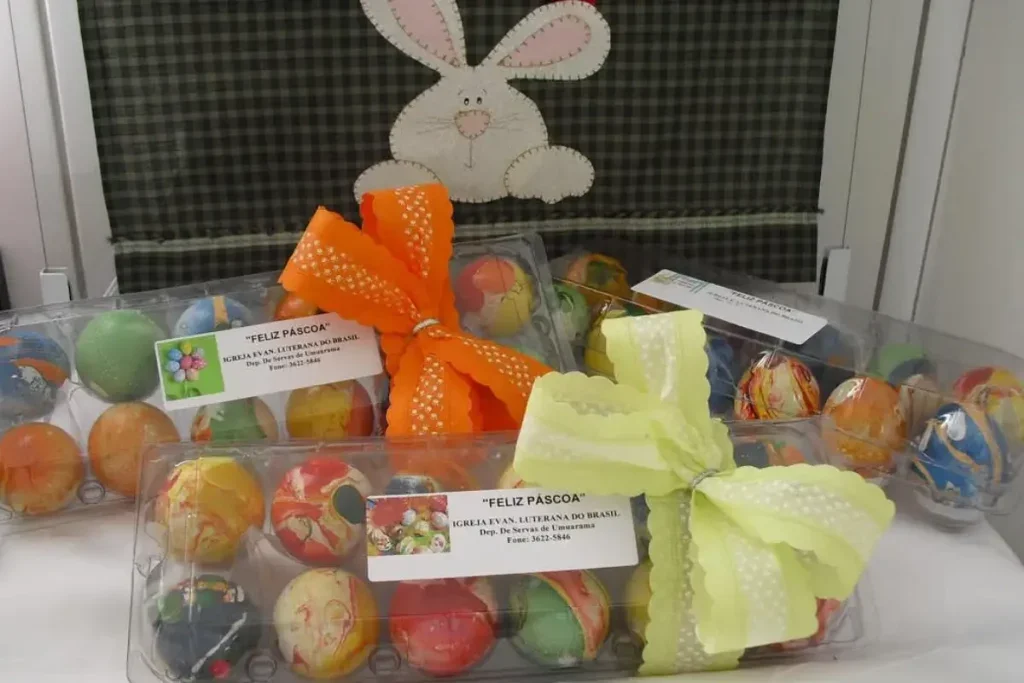 Igreja Luterana De Umuarama Realiza Venda De Ovos De Páscoa Recheados E Decorados à Mão 7