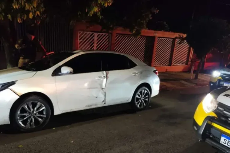 Motorista atropela guarda: imagens de câmeras de segurança podem ajudar a identificar o responsável.