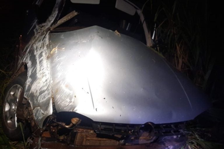 Motorista morre: o acidente aconteceu no sentido Cidade Gaúcha a Nova Olímpia.
