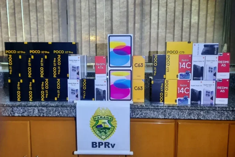 Pre Apreende 97 Celulares E 4 Ipads Contrabandeados Do Paraguai Na Pr 317