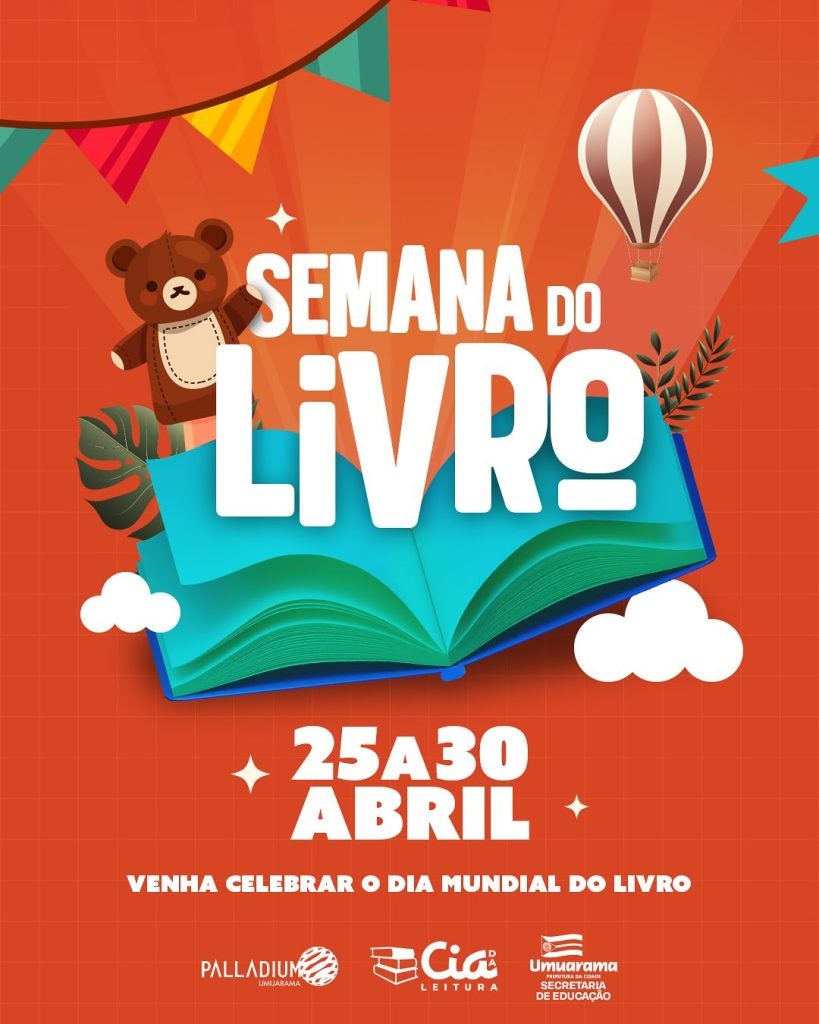 Shopping Palladium Umuarama Comemora O Dia Mundial Do Livro Com Programação Especial 4