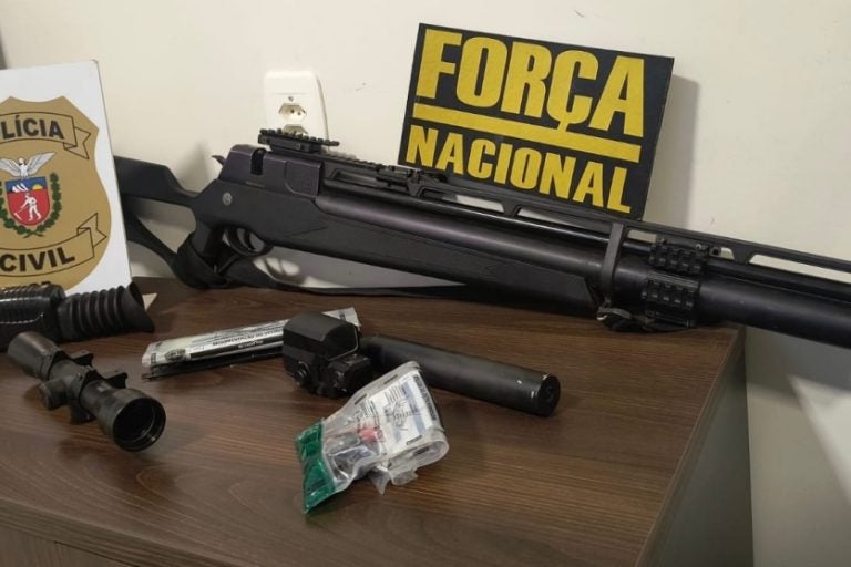 Xambrê: a prisão é resultado de um inquérito que investiga crimes de porte ilegal de arma de fogo e ameaça.