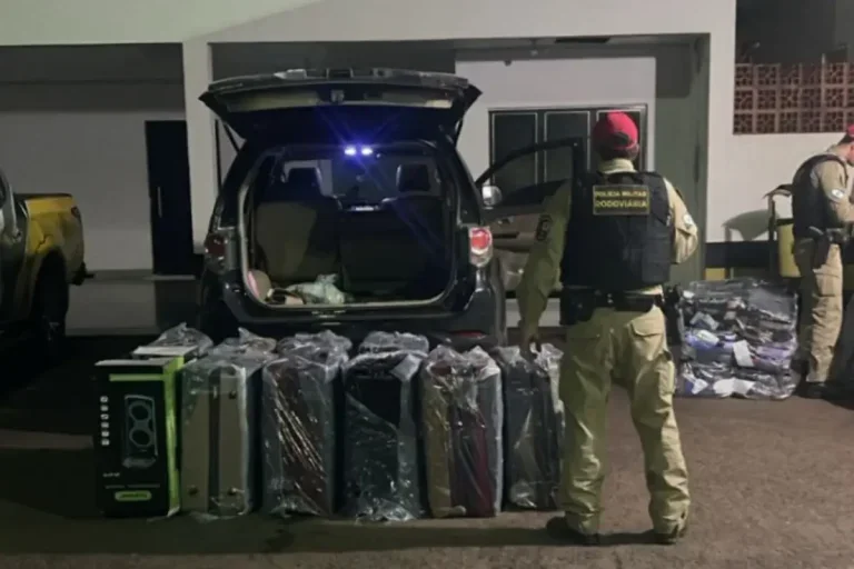 Bprv Apreende 74 Malas Trazidas Ilegalmente Do Paraguai