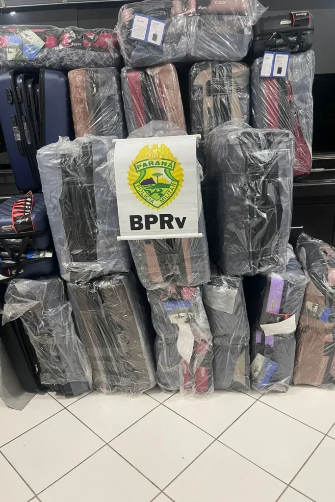 Bprv Apreende 74 Malas Trazidas Ilegalmente Do Paraguai