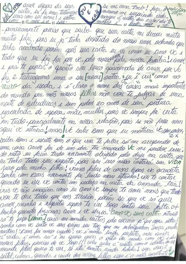 Cartas Revelam Supostas Ameaças De Edison Brittes à Ex Mulher 3