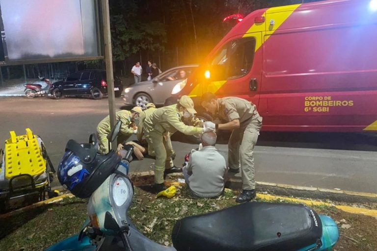 Dois Ficam Feridos Após Colisão Em Frente Ao Bosque Uirapuru (4)