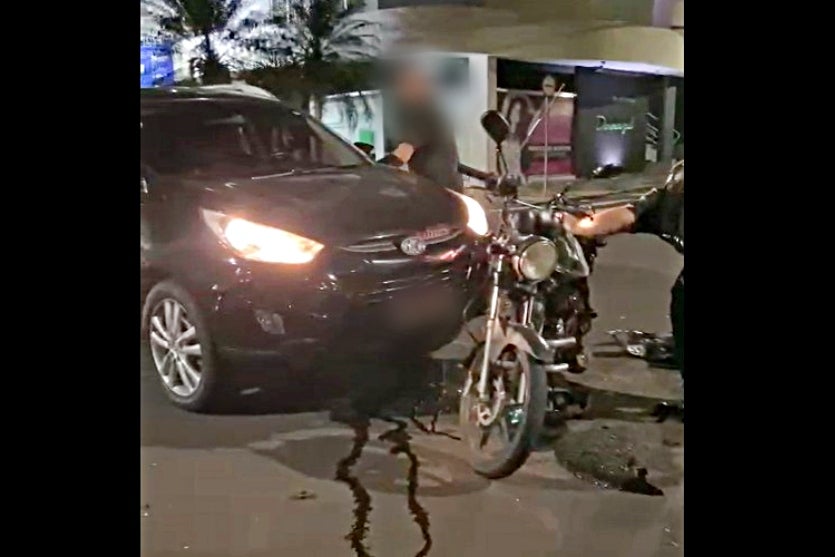 Entregador Fica Ferido Após Colisão Em Cruzamento No Centro (2)