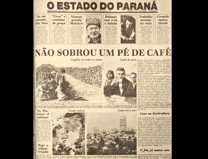 Há 50 Anos, Um Inverno Terrível Provocou A Falência De Umuarama! (2)