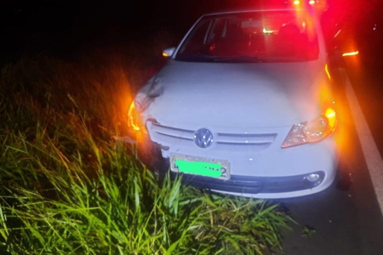 Motociclista fica gravemente ferido: o acidente aconteceu por volta das 18h