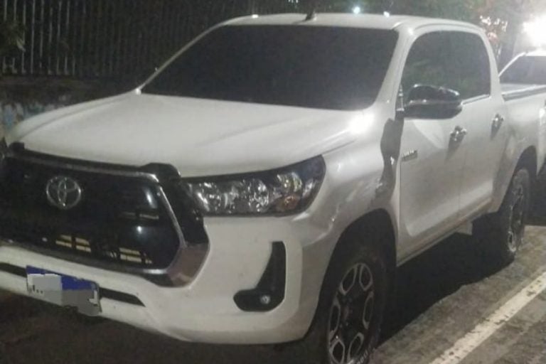 PM recupera Hilux furtada: