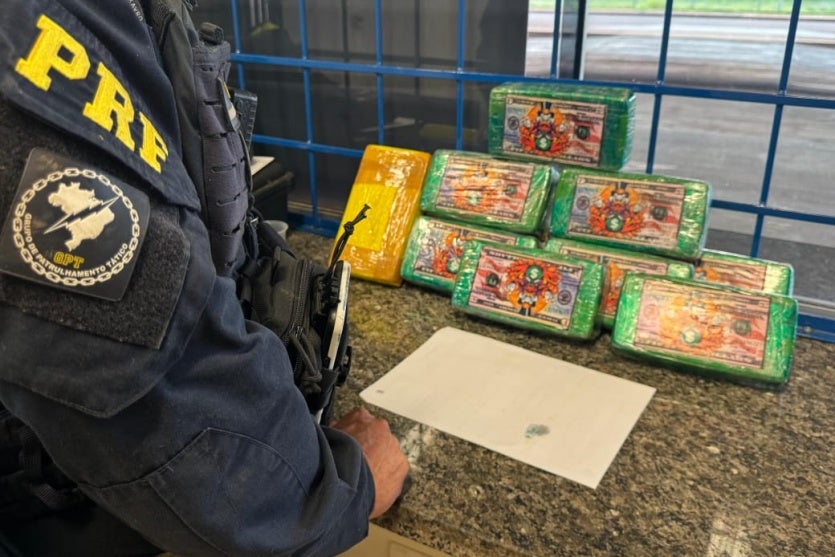 PRF apreende 11 quilos de cocaína :