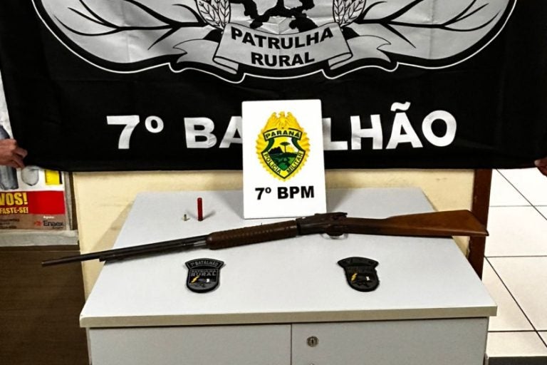 Polícia recupera veículo: o proprietário da fazenda, ao notar o sumiço do rebanho, acionou a polícia ainda pela manhã.