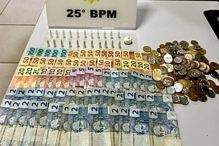 Suspeito de tráfico de drogas: a prisão aconteceu após denúncia anônima.