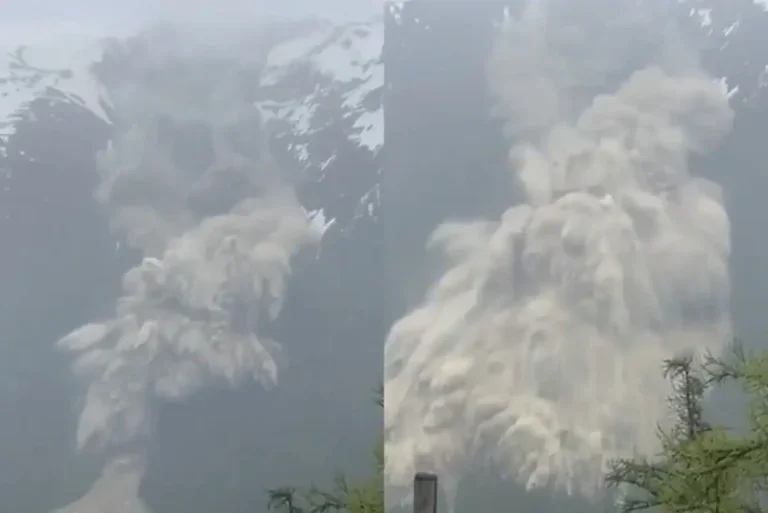 Vídeo Flagra Colapso De Geleira Que Soterrou Vilarejo Na Suíça