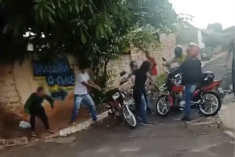 Vídeo registra agressão: