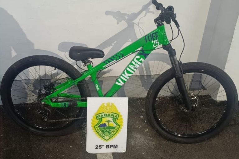 Bicicleta furtada: a ocorrência foi registrada na noite deste sábado (28).