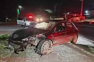 Caminhoneiro é espancado: o crime foi registrado na noite desta quinta-feira (19).