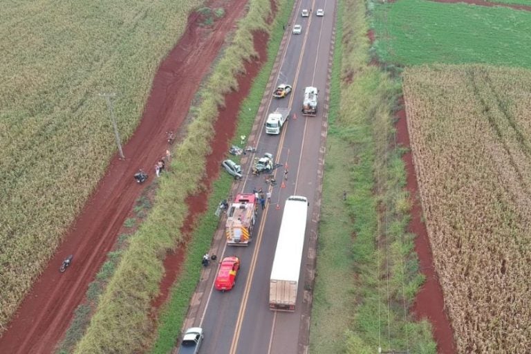Colisão Frontal Deixa Dois Mortos Na Rodovia Pr 317