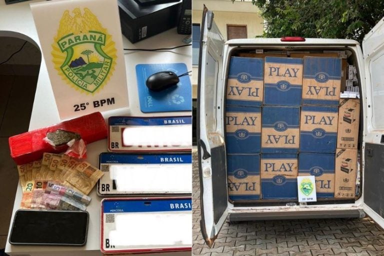 Homem é Preso Com Drogas, Cigarros E Veículo Adulterado Após Perseguição