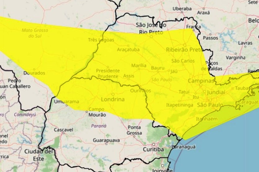 Inmet Divulga Alerta De Chuvas Intensas Na Região De Umuarama (2)