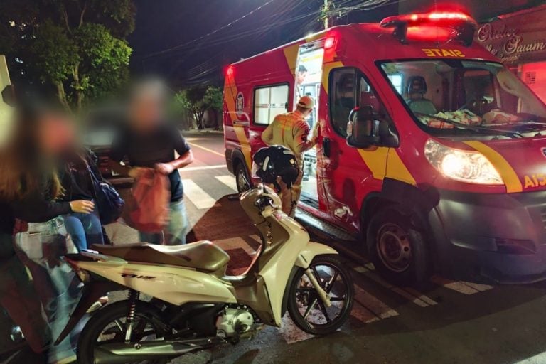 Jovem Fica Ferida Após Colisão Em Cruzamento No Centro (1)