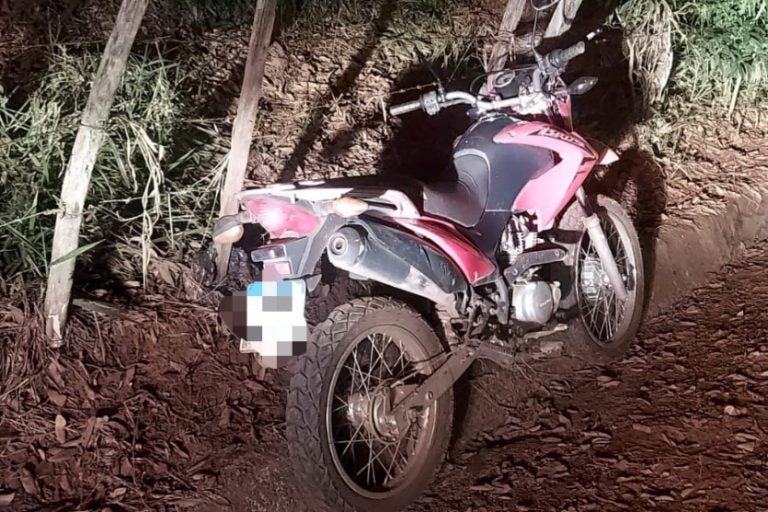 Motocicleta furtada: