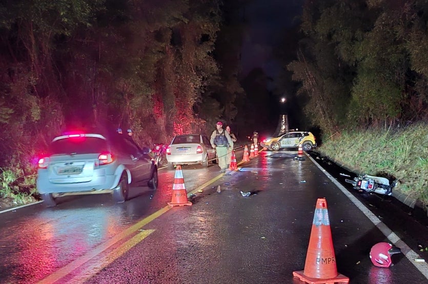 Motociclista Fica Ferido Após Atropelar Corpo De Idoso Na Pr 082 (1)