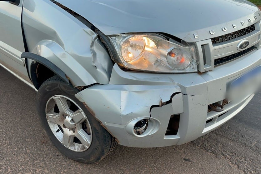 Motociclista Fica Ferido Em Acidente Na Saída Para Maria Helena (1)