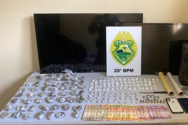 Pm Desmantela Ponto De Comercialização De Drogas Em Iporã
