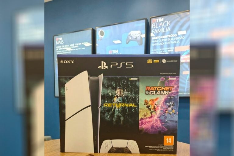 Ps5 Slim: a TIM trouxe para Umuarama a nova oferta PS5 Slim de 1T de R$ 3599 por apenas R$ 1999 no plano TIM Black Multi C 100GB em até 12x no cartão.