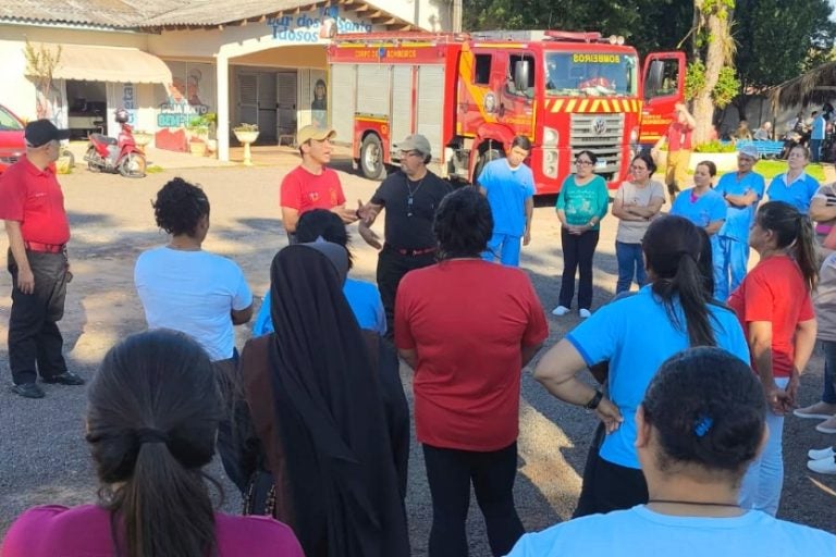 Simulado De Evacuação é Realizado No Lar Santa Faustina (1)