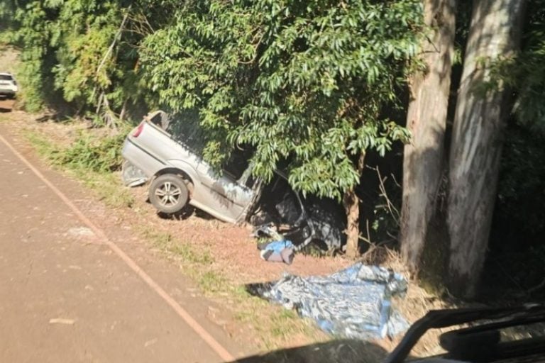 Terra Roxa: o acidente ocorreu em uma estrada municipal.