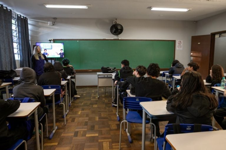 Alunos da rede pública: