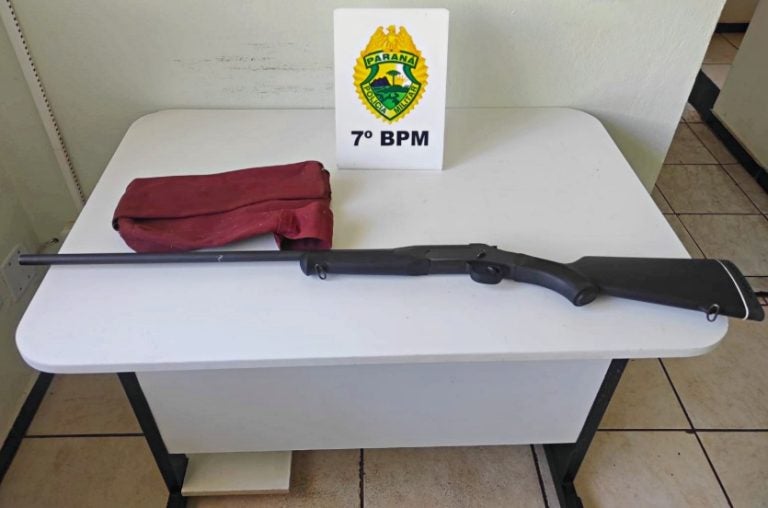 Após Denúncia, Pm De Tapejara Encontra Espingarda Em Canavial