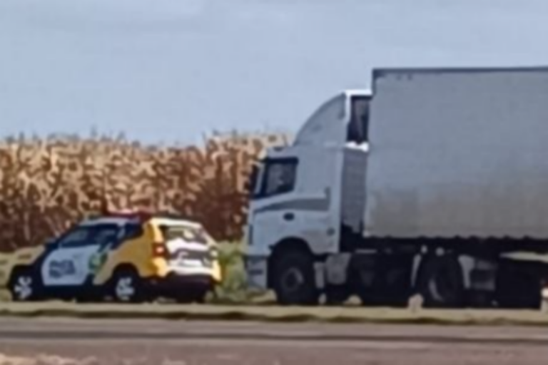 Caminhão roubado: o motorista sequestrado durante trajeto afirmou desconhecer a carga ilegal escondida sob espuma de colchão.