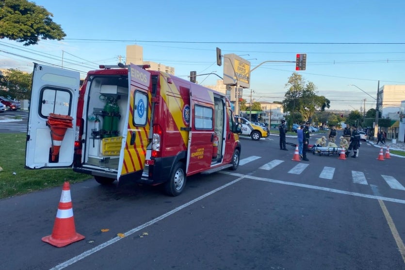 Condutora De Bicicleta Elétrica Fica Ferida Após Colisão No Centro (1)