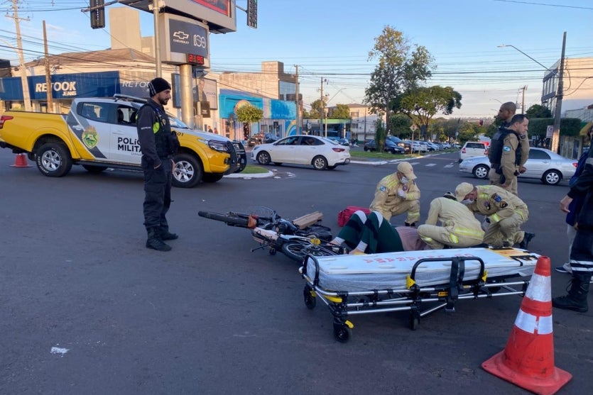 Condutora De Bicicleta Elétrica Fica Ferida Após Colisão No Centro (3)