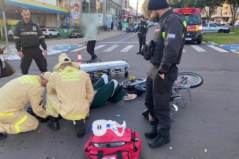 Condutora De Bicicleta Elétrica Fica Ferida Após Colisão No Centro (4)